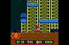 une photo d'Ã©cran de Super Widget sur Nintendo Super Nes